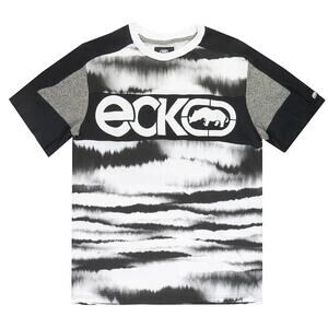 Ecko Unltd Men's T-Shirt Tie Dye Panel Stitched Short Sleeve Tee